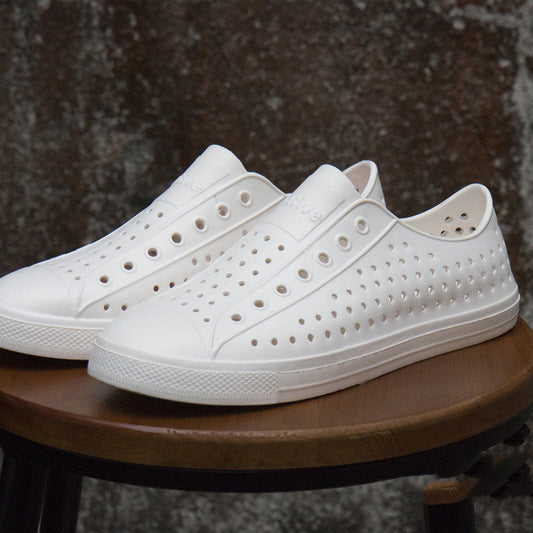 Tênis de Verão Feminino e Masculino, Branco.