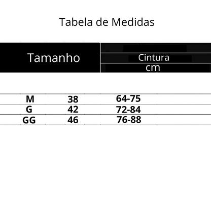 Calcinha Modeladora Feminina Cintura Alta, 3 Peças