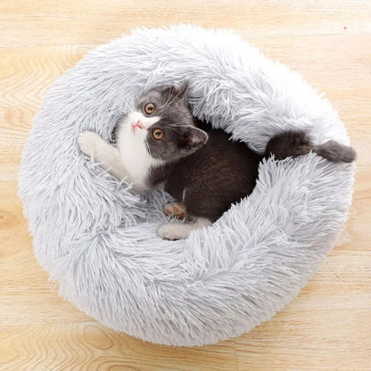 Cama Ninho para Cães e Gatos, de Pelúcia, Quente e Macia.