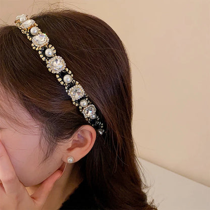 Acessórios, Faixa para o Cabelo com Strass e Pérola.