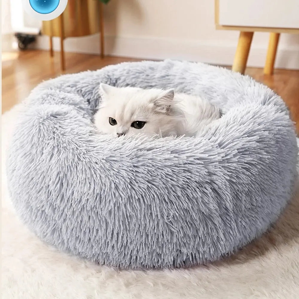 Cama Ninho para Cães e Gatos, de Pelúcia, Quente e Macia.