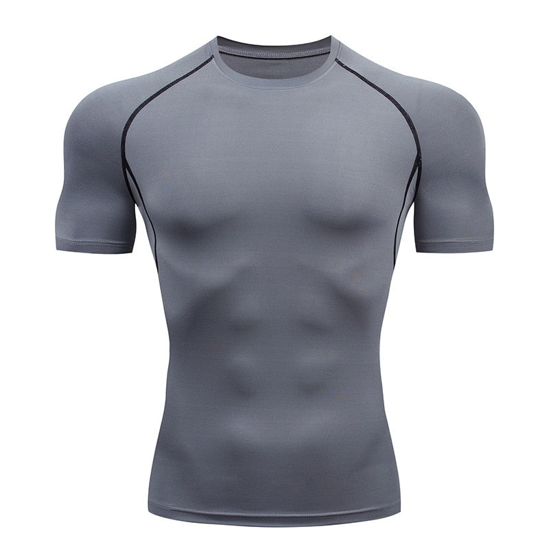 Camiseta Masculina Fitness - Manga Curta.